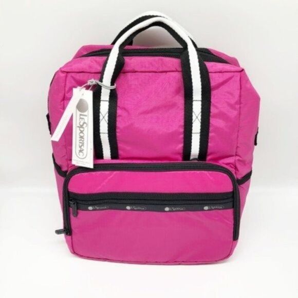 LESPORTSAC Madison Hot Pink Baby Bag Backpack  - Picture 2 of 5